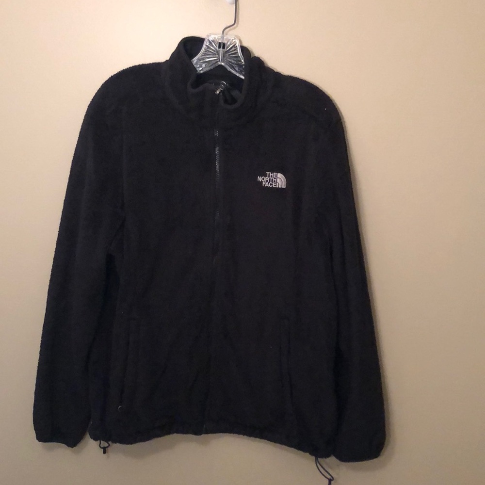 North face black zip up